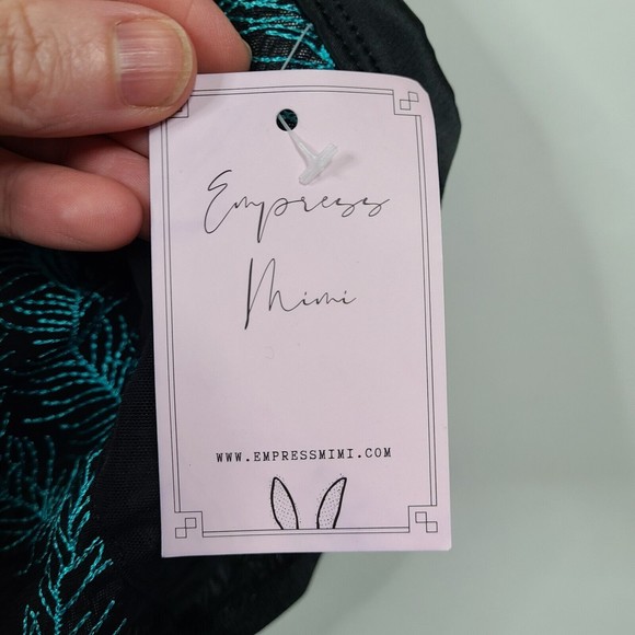 NWT Empress Mimi Embroidered Peackock Bralette Small - Picture 4 of 6